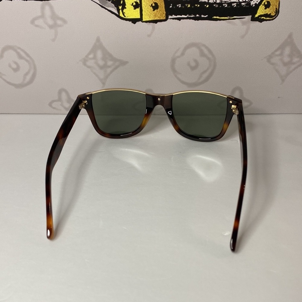 New Saint Laurent SL 51 CUT 002 Unisex Havana Sunglasses - Picture 13 of 16